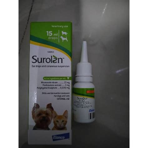 Jual Surolan Ear Drop Obat Tetes Telinga Kucing Obat Tetes Kutu Telinga