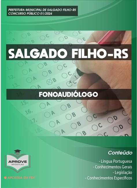 Apostila Senador Salgado Filho Fonoaudi Logo Aprove Apostilas