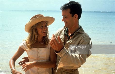 Meg Ryan And Tom Hanks On A Beach In A Scene From The Film Joe Versus