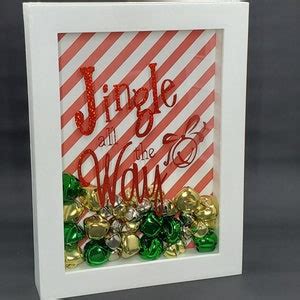 Jingle All The Way Shadow Box 5 X 7 Shelf Etsy