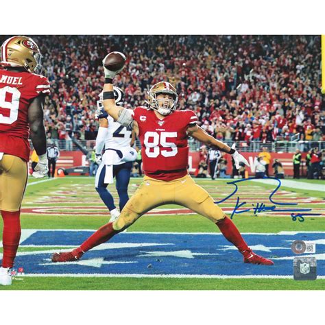 George Kittle Signed Ers X Photo Beckett Pristine Auction