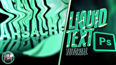 Melting Liquid Text Effect In Photoshop Arsacre 2021 Youtube