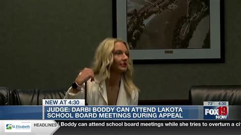 Darbi Boddy Can Attend Lakota School Board Meetings During Appeal