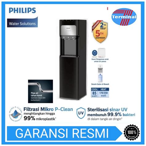 Jual Philips Dispenser Air Galon Bawah Add4972bk Micro P Clean Uv Led