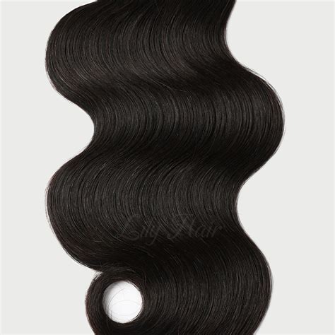 #1B Espresso Deluxe Flip-in Hair Extensions