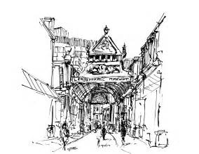 Leadenhall Market Drawing London