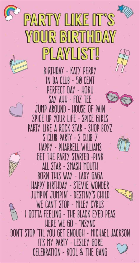 Party Like It's Your Birthday Playlist - Studio DIY