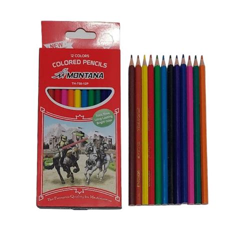 Jual Pensil Warna 12 Warna Panjang Montana Shopee Indonesia