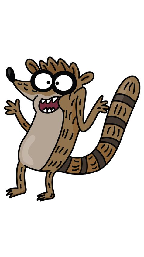 How To Draw Rigby From Regular Show Manual