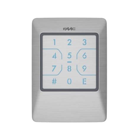 Xkp B Metal Keypad Bus Digital Keypads Faac