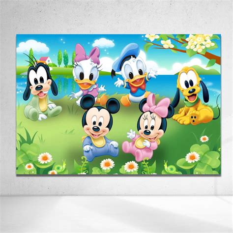 Painel Mickey Baby Turma 160x100cm Elo7 Produtos Especiais