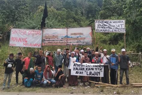 Masyarakat Padarincang Gelar Aksi Penolakan Proyek Geotermal Di Serang