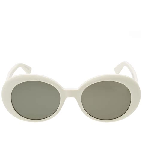 Saint Laurent Sl California Sunglasses Ivory Smoke End Gb