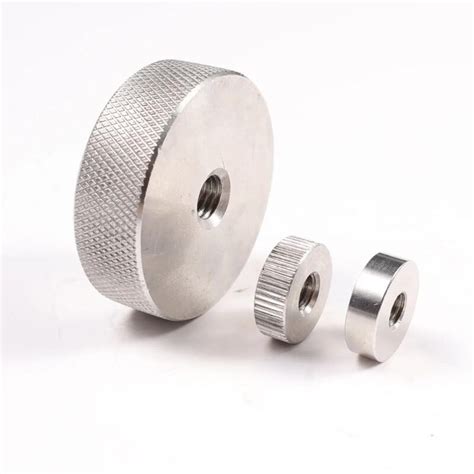 Stainless Steel 304 Knurled Flat Head Thumb Nut M6 China Stainless