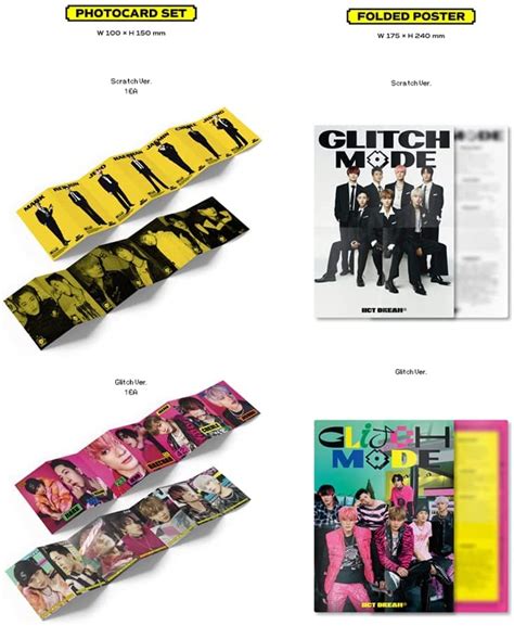 Buy Nct Dream Glitch Mode Photobook Ver Nd Full Album Folded