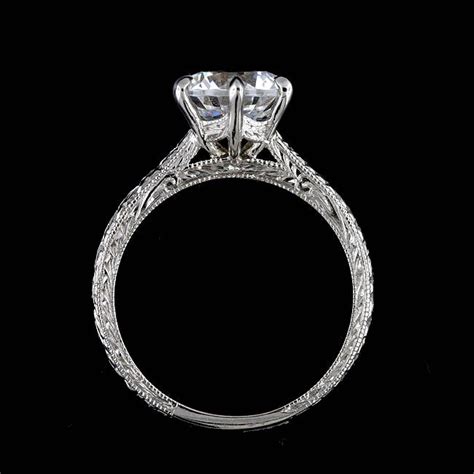 This Setting Is Gorgeous Details And 6 Prong Engraved Engagement