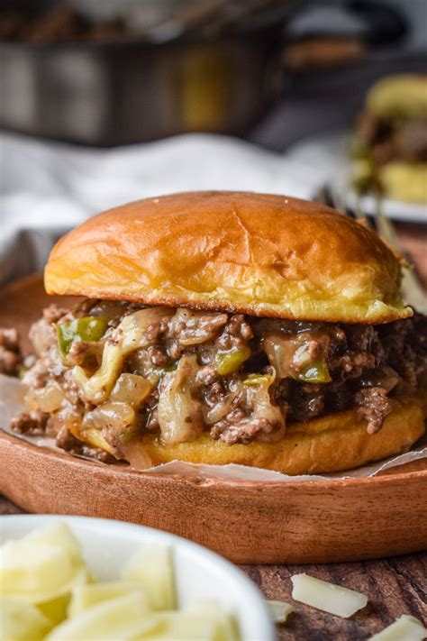 Philly Cheesesteak Sloppy Joes