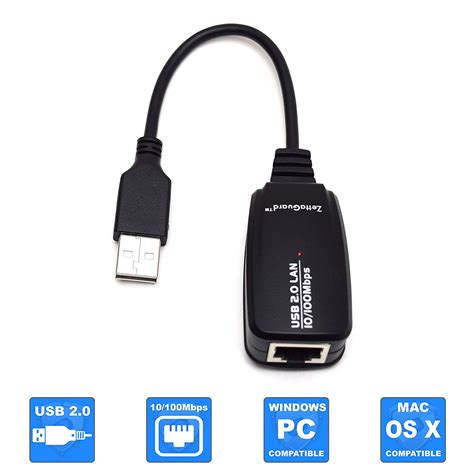 Zettaguard USB to Ethernet 10/100 Fast LAN Wired Network USB Ethernet ...