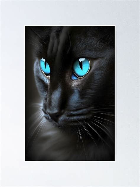 Schwarze Katzen Mit Blauen Augen