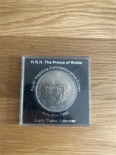 Princess Diana Prince Charles Wedding Silver Crown Coin Lady Royal