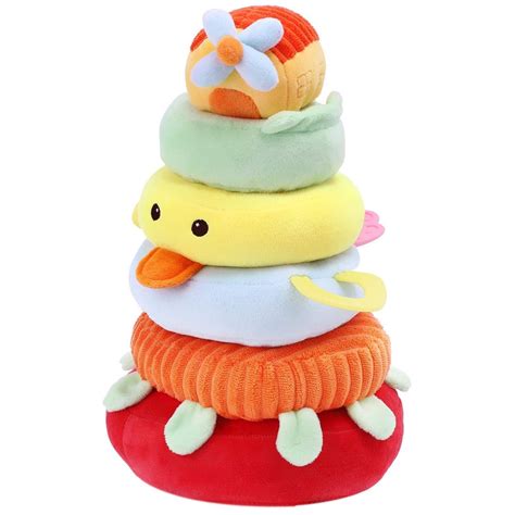 iPlay, iLearn New Baby Soft Safe Toy Plush Stacking Rings | Best Easter ...