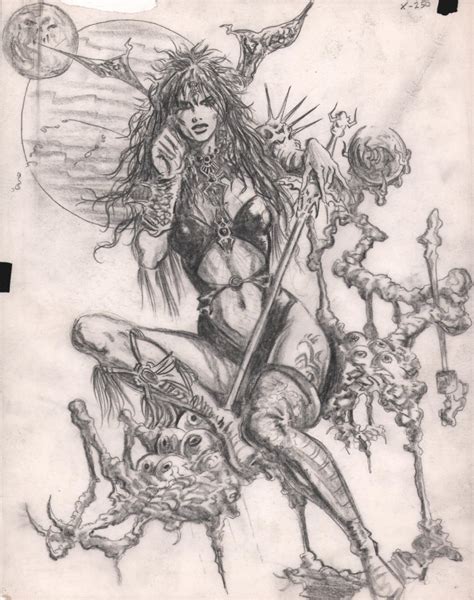 Comic Art For Sale From Anthony S Comicbook Art Sci Fi Demon Hell Babe