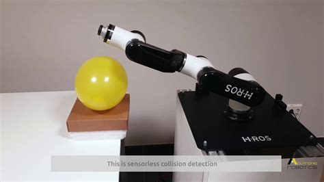 Sensorless Collision Detection For Robotic Arm With Ros 2 Youtube