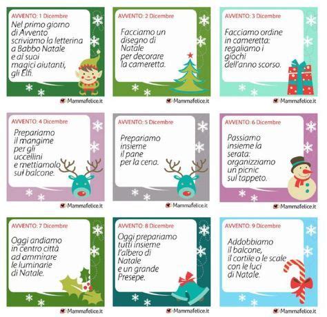 Attivita Calendario Avvento Da Stampare Bambini Natale Idee Avvento