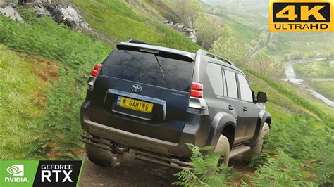 Toyota Land Cruiser Prado Realistic Offroading Forza Horizon 4