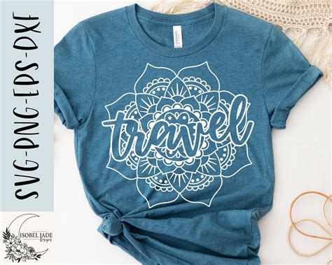 Travel Mandala Svg Vacation Svg Travel Svg Boho Svg Vacay Etsy