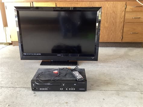 38” Vizio Tv And Magnavox 4head Vcr Player With Dvd Player Nex Tech Classifieds