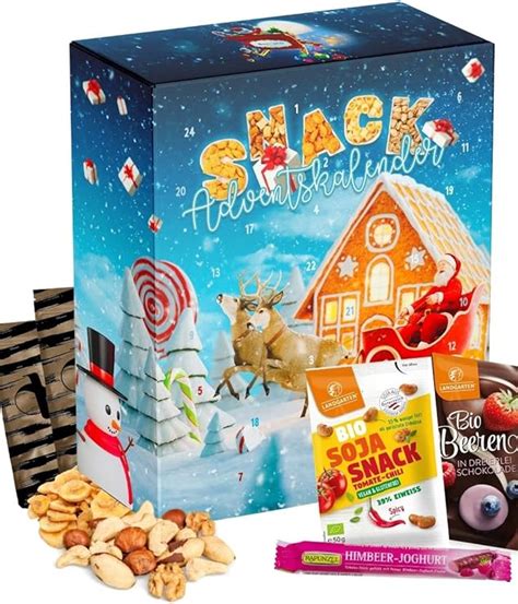 Snack Adventskalender 2022 aussergewöhnlicher Adventskalender zum