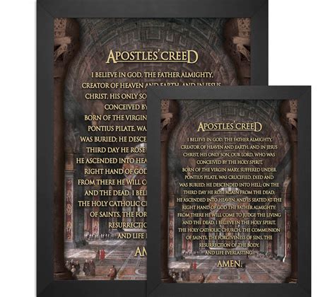 Apostles Creed Poster - Catholic to the Max - Online Catholic Store