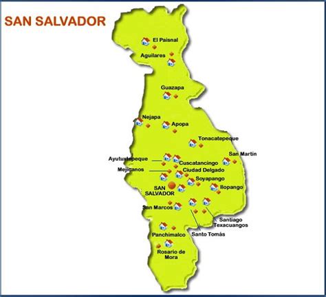 Mapa De San Salvador Elsv