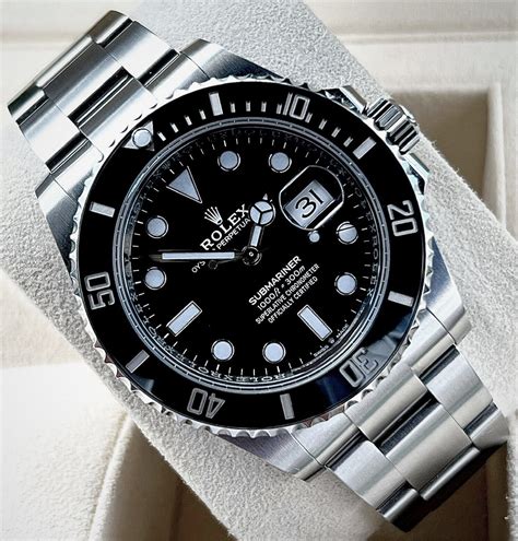 Rolex Submariner Date Ln Black Stainless Steel Boxes Papers