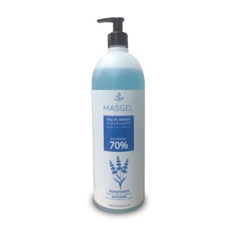 Gel Hidroalcohólico hidratante con glicerina vegetal 1000 ml