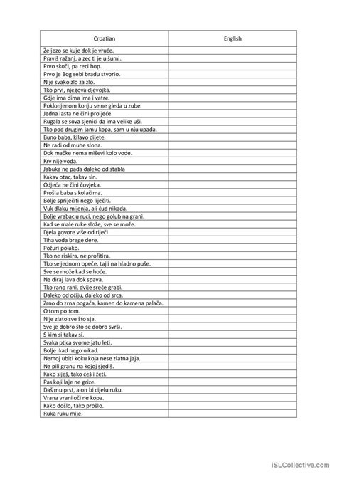 Croatian To English Language 8