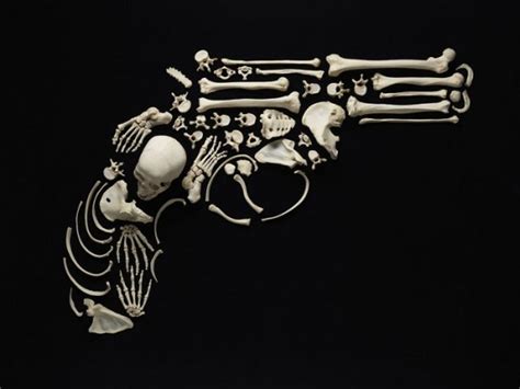 Bone Art by Francois Robert: Stop the Violence