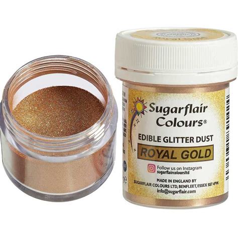 K P Tbart Glitterpulver Royal Gold P Lyckasmedmat Se