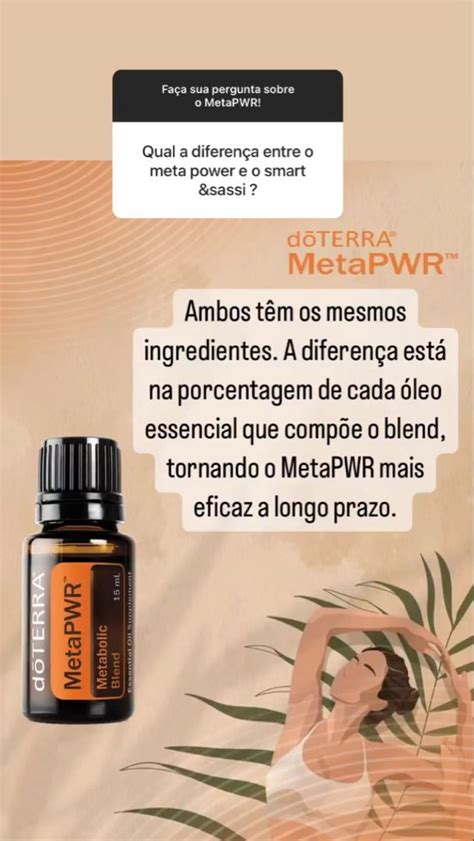 Clique No Pin E Conhe A Mais Desse Sistema Metapwr Doterra Que Chegou