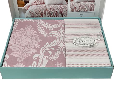 Постельное белье "Карвен" ранфорс евро Fiorita Pink v-1 Турецкий ...