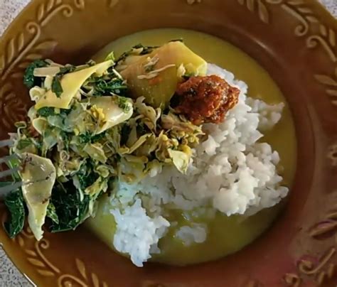 Terenak Sedap Dan Simple Memasak Gulai Jantung Pisang Daun Singkong