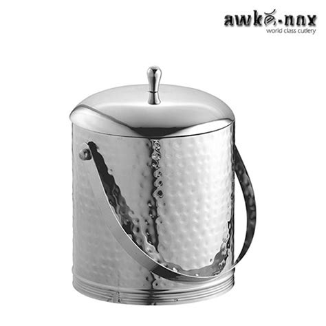 Awkenox Silver Steel Ice Bucket IB 09 For Bar At Best Price In