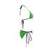 Stipes Green Custom Bikini Swimsuit ID D928884