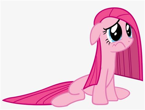 Pinkie Pie With A Deflated Mane Mlp Pinkie Pie Sad Free Transparent