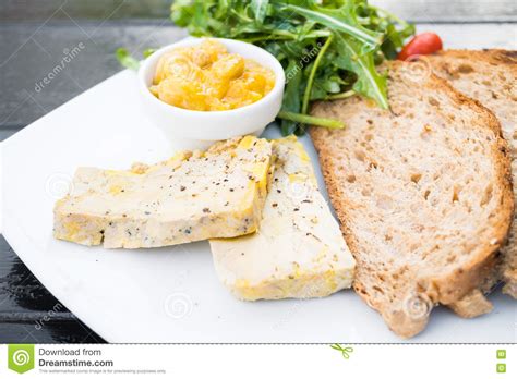 Foie Gras With Bread Stock Photo Image Of Appetizer