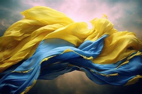 Premium Photo | Flag of Ukraine Colors of the Ukrainian flag