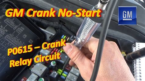 GM Crank No Start P0615 Chevy Equinox YouTube