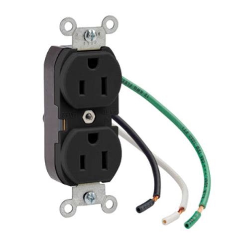 Leviton Le Industrial Series Heavy Duty Grade Duplex Receptacle