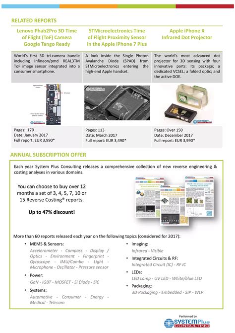 Stmicroelectronics Near Infrared Camera Sensor In The Apple Iphone X